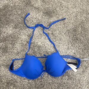 NWT!!  Blue Victoria’s Secret Push-up 38C Women's Swim Top